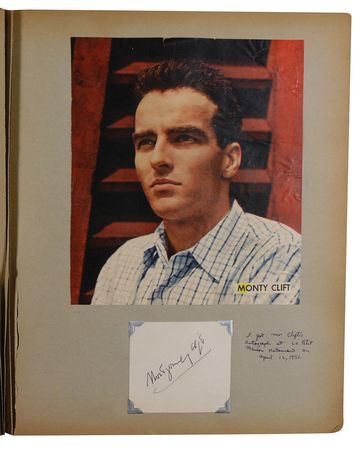 Lot #938 Actors and Actresses: Large and remarkably unique in-person collection, featuring Bogart, Clift, Hepburn, and Sinatra - Image 10