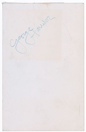Lot #742 Beatles: George Harrison Signed Photograph - Image 1
