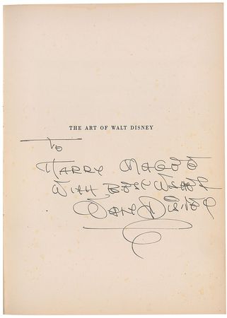 Lot #681 Walt Disney Book - Image 1