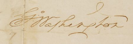 Lot #1 George Washington: Rare three-language ship?s paper for a Charleston-docked vessel ?laden with Rice & Tobacco? - Image 2