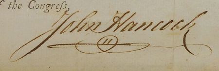 Lot #236 John Hancock: Critical November 1776 military appointment bearing a crisp and prominent example of the Declaration’s most famous signature - Image 2
