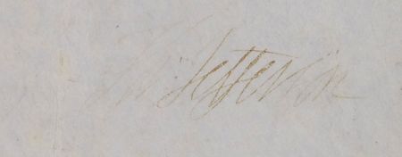 Lot #3 Thomas Jefferson and James Madison: Ship?s pass issued on the same day thatJefferson requested funding for Lewis and Clark - Image 2