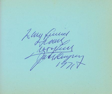 Lot #1321 Sports and Celebrities Collection: The Frank Pistone collection amassed over almost half a century including Munson, Williams, DiMaggio, Ali, and Steve McQueen - Image 7