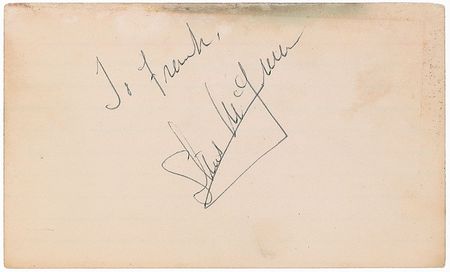 Lot #1321 Sports and Celebrities Collection: The Frank Pistone collection amassed over almost half a century including Munson, Williams, DiMaggio, Ali, and Steve McQueen - Image 9