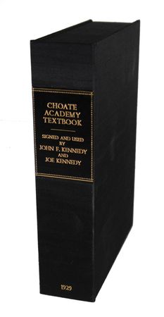 Lot #67 John and Joseph Kennedy’s Signed Choate Textbook  - Image 5
