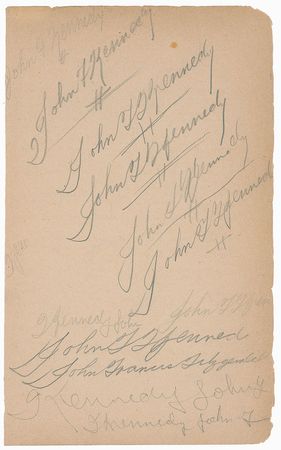 Lot #67 John and Joseph Kennedy’s Signed Choate Textbook  - Image 6