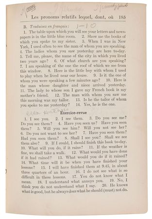 Lot #67 John and Joseph Kennedy’s Signed Choate Textbook  - Image 12