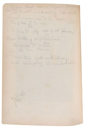 Lot #67 John and Joseph Kennedy’s Signed Choate Textbook  - Image 13