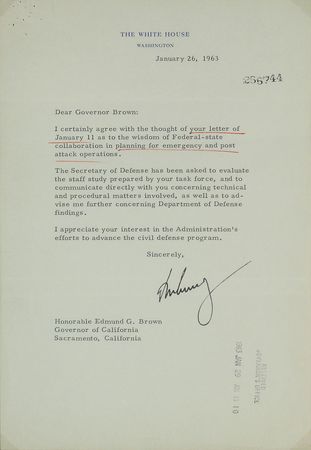 Lot #10 John F. Kennedy 1963 Typed Letter Signed - Image 2