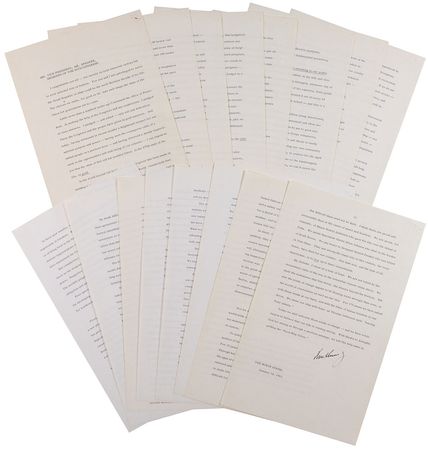 Lot #8 John F. Kennedy 1963 Signed State of the Union Typed Manuscript  - Image 3