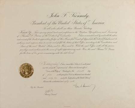 Lot #7 John and Robert Kennedy 1962 Joint-signed
