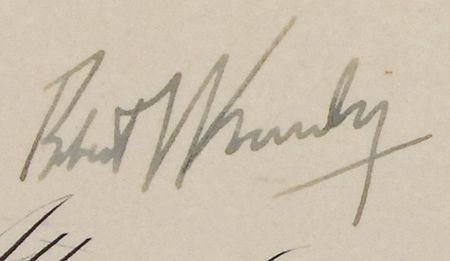 Lot #7 John and Robert Kennedy 1962 Joint-signed Judicial Appointment - Image 3