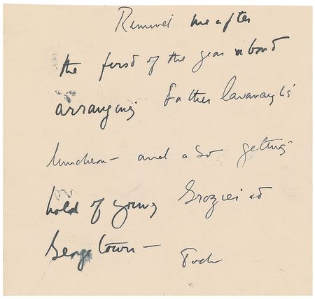 Lot #11 John F. Kennedy Autograph Note Signed