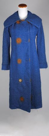 Lot #38 Jacqueline Kennedy?s Blue Mohair Winter Coat - Image 1