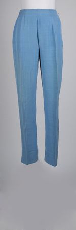 Lot #37 Jacqueline Kennedy?s Blue Silk Slacks - Image 1