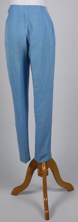 Lot #37 Jacqueline Kennedy?s Blue Silk Slacks - Image 2