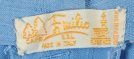Lot #37 Jacqueline Kennedy?s Blue Silk Slacks - Image 3