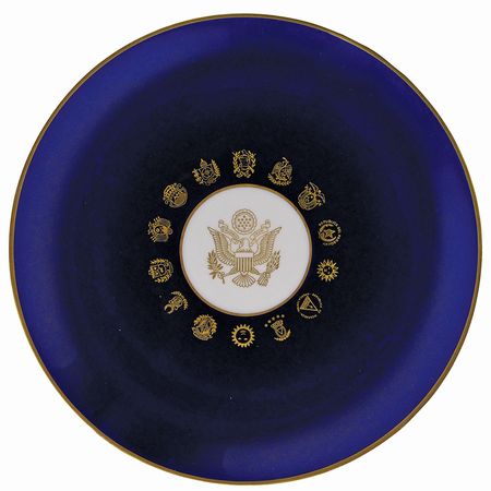 Lot #31 John F. Kennedy’s 1963 Cobalt-blue Dinner