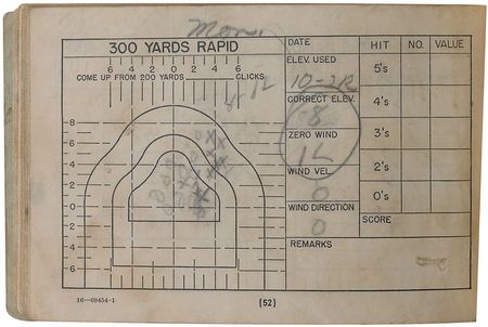 Lot #181 Lee Harvey Oswald?s US Marine Corps Rifle Score Book - Image 2