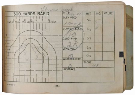 Lot #181 Lee Harvey Oswald?s US Marine Corps Rifle Score Book - Image 5