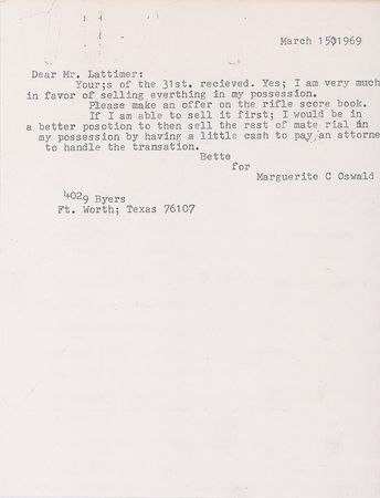 Lot #181 Lee Harvey Oswald?s US Marine Corps Rifle Score Book - Image 8