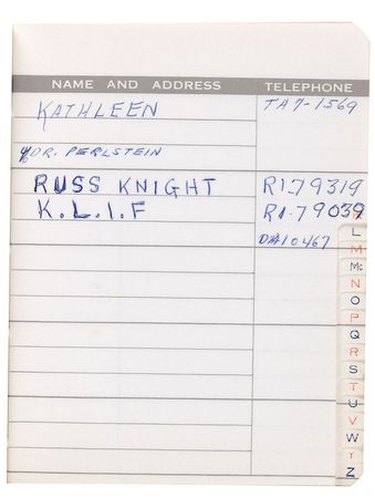 Lot #247 Jack Ruby’s Circa 1963 Personal Address Book - Image 3