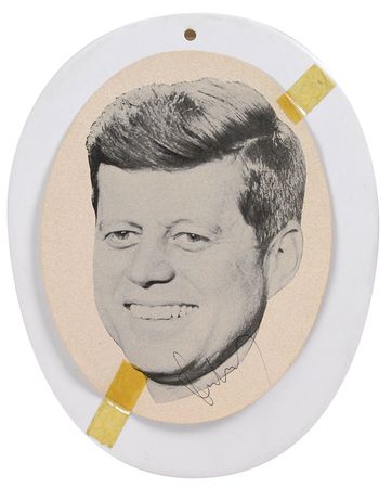 Lot #118 John F. Kennedy 1960 Signed Presidential Campaign Hat - Image 1