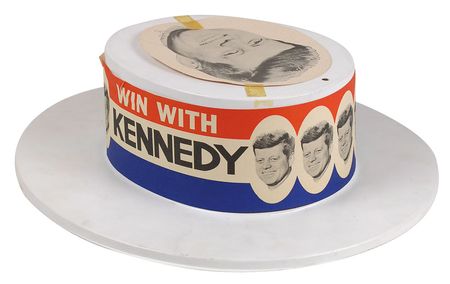 Lot #118 John F. Kennedy 1960 Signed Presidential Campaign Hat - Image 2