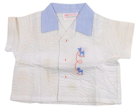Lot #46 John F. Kennedy, Jr?s Baby Shirt - Image 1