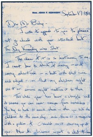 Lot #280 Jacqueline Kennedy - Image 1