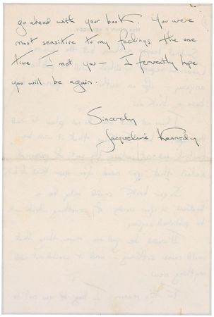 Lot #280 Jacqueline Kennedy - Image 7