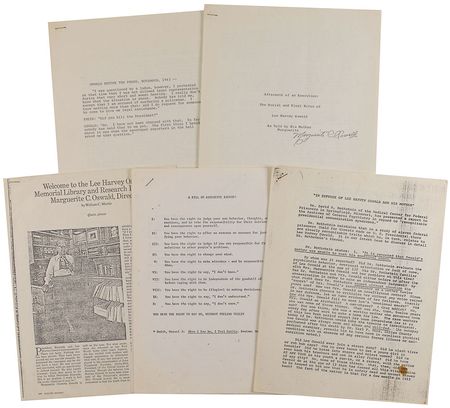 Lot #306 Marguerite Oswald Signed Typed Manuscript - Image 4