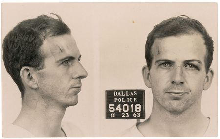 Lot #212 Lee Harvey Oswald Official Dallas Police Department Mug Shot - Image 1