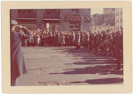 Lot #267 John F. Kennedy Funeral Procession Set of Five Photographs - Image 2