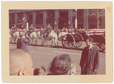 Lot #267 John F. Kennedy Funeral Procession Set of Five Photographs - Image 3