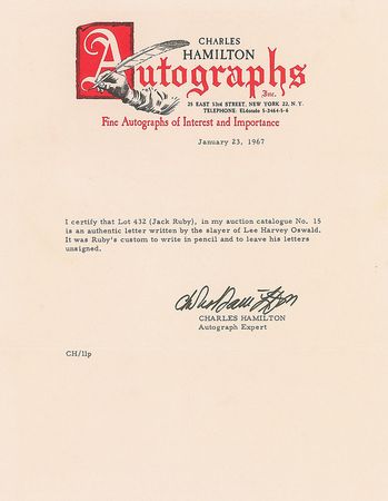 Lot #260 Jack Ruby Handwritten Letter from Jail Identifying LBJ as the Kennedy Assassination Mastermind  - Image 3