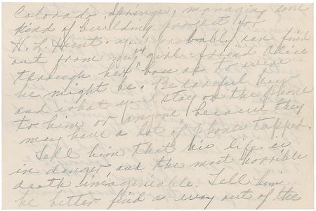 Lot #260 Jack Ruby Handwritten Letter from Jail Identifying LBJ as the Kennedy Assassination Mastermind  - Image 5