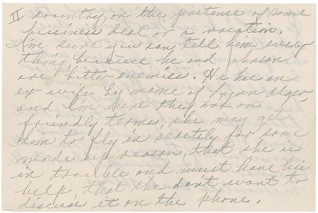 Lot #260 Jack Ruby Handwritten Letter from Jail Identifying LBJ as the Kennedy Assassination Mastermind  - Image 6