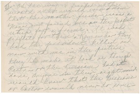 Lot #260 Jack Ruby Handwritten Letter from Jail Identifying LBJ as the Kennedy Assassination Mastermind  - Image 8