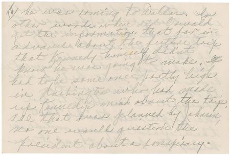 Lot #260 Jack Ruby Handwritten Letter from Jail Identifying LBJ as the Kennedy Assassination Mastermind  - Image 10