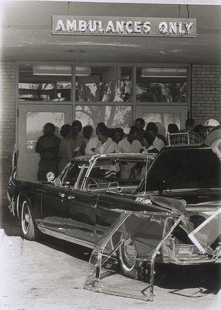 Lot #228 Parkland Hospital Original Negative Picturing the Presidential Limousine - Image 1