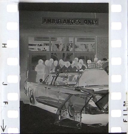 Lot #228 Parkland Hospital Original Negative Picturing the Presidential Limousine - Image 2