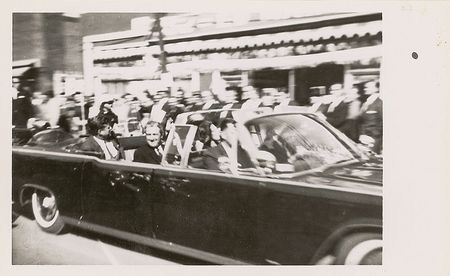 Lot #148 Dallas Motorcade Photograph of the Presidential Limousine - Image 2