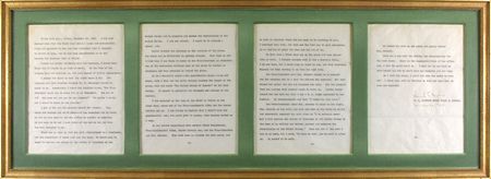 Lot #233 Sarah T. Hughes Historically Lengthy Signed Firsthand Account - Image 1