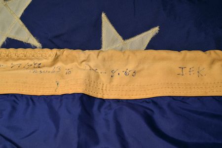 Lot #265 Official Mourning Flag Flown Above the White House on November 22nd - Image 3