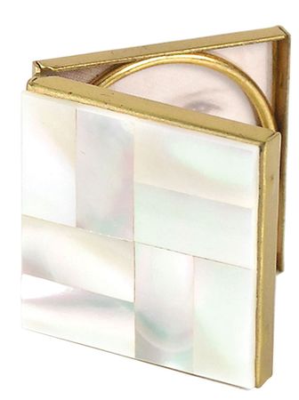 Lot #42 Jacqueline Kennedy?s Gold and Mother-of-Pearl Photo Case - Image 1