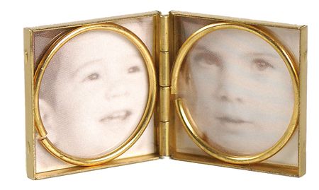 Lot #42 Jacqueline Kennedy?s Gold and Mother-of-Pearl Photo Case - Image 2