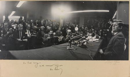 Lot #117 John F. Kennedy 1960 Signed Campaign Photograph - Image 2