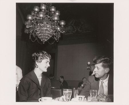 Lot #89 John and Jacqueline Kennedy Photograph at a Dinner Event - Image 1