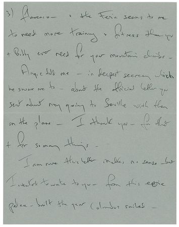 Lot #282 Jacqueline Kennedy Circa 1966 Autograph Letter Signed - Image 3